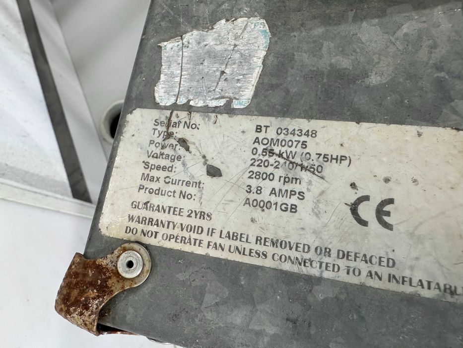 Вентилатор центробежен  550 W