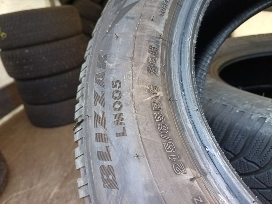 Anvelope MS iarna 215 65 16 bridgestone 2024 5.5mm