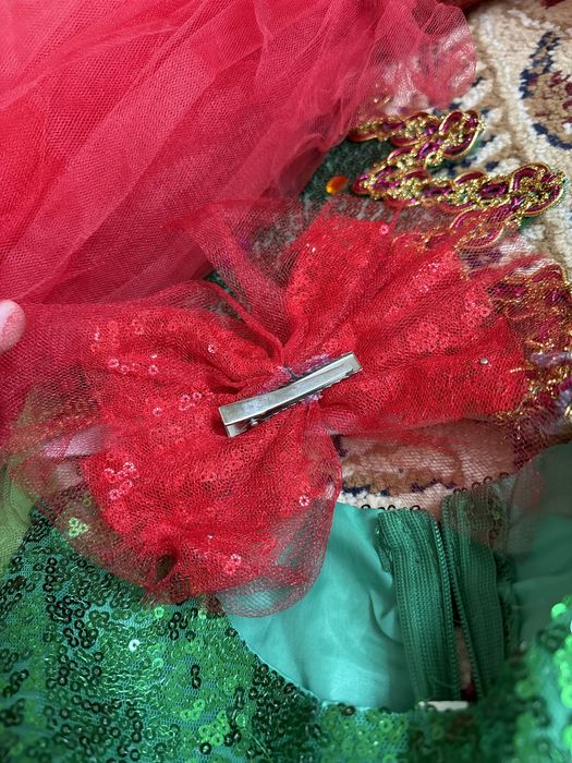 Новогоднее платье на 5-7лет