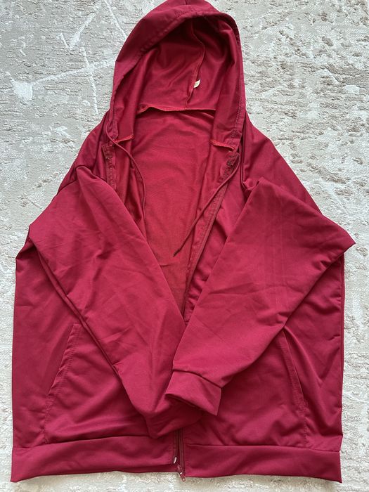 Спортивная кофта красная однотонная 40-48 размеры