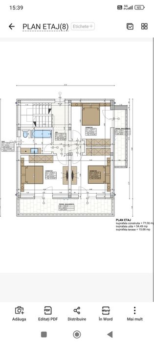 Casă P+Etaj,  suprafață construită 168 m/utilă 121m, Miroslava/ Balciu