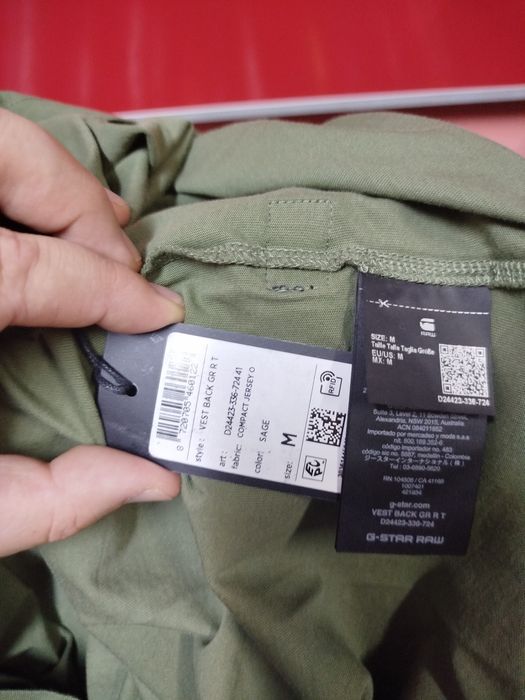 Оригинална мъжка тениска G-Star Raw Vest M , L нова