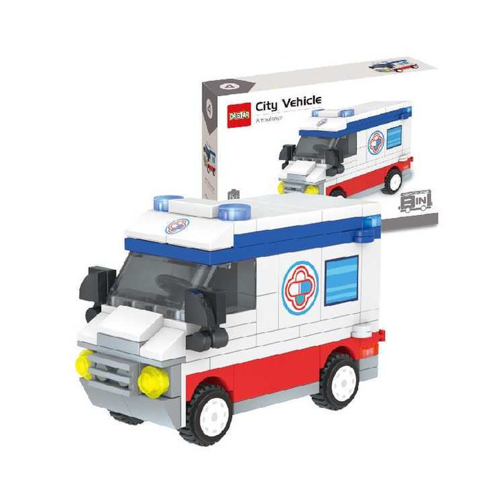 Мини Конструктор City Cars с нано части