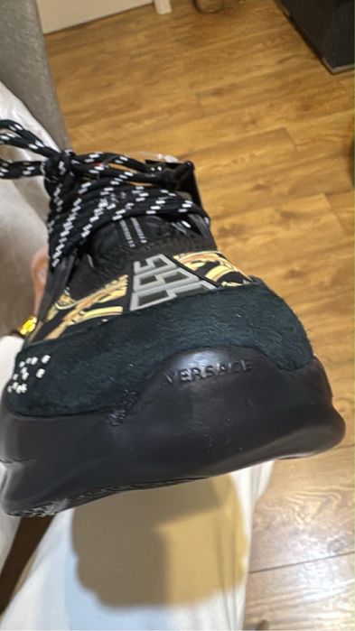 Versace chain reaction negru/gold
