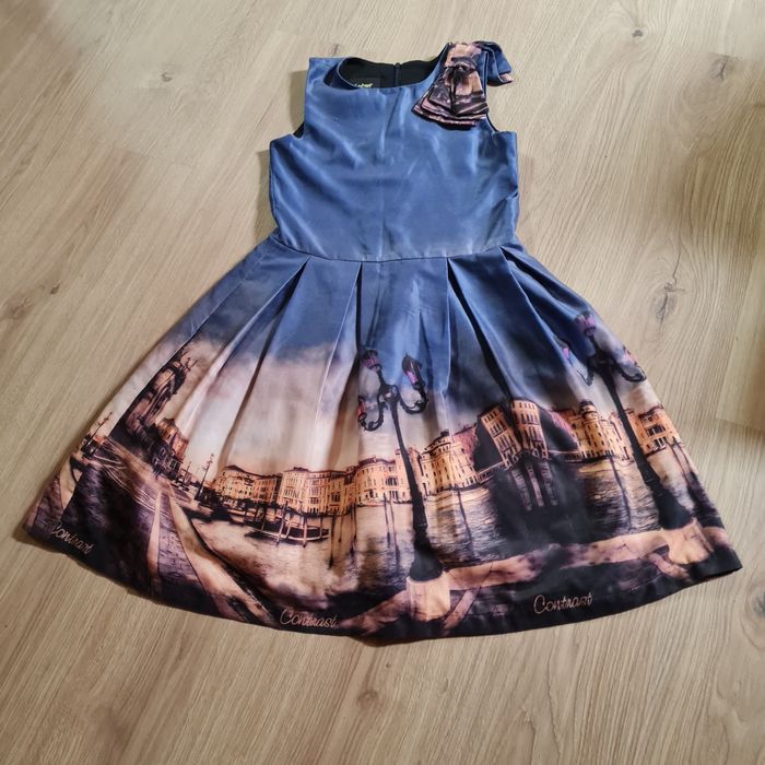 Дънки на ZARA KIDS за момиче, рокля без ръкав