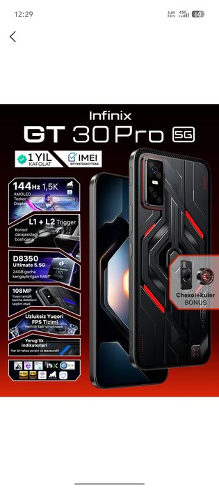 Infinix gt 30pro