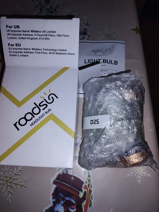 Set 2 Becuri LED Faruri D2S D2R CANBUS 120W 6000K HID to LED
