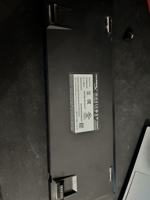 Клавиатура и наушники hyperX cloud 2