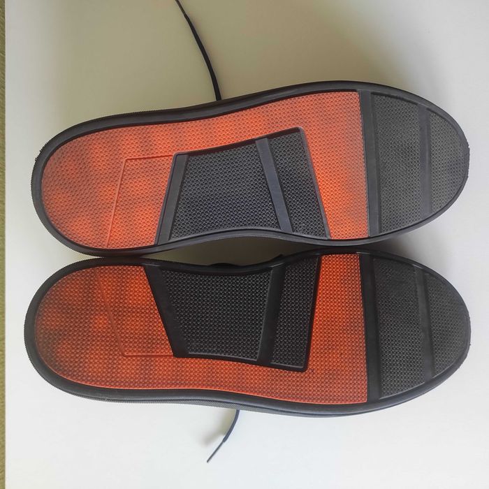 TEODOR -  тъмно сини кецове с десенирана кожа и лого