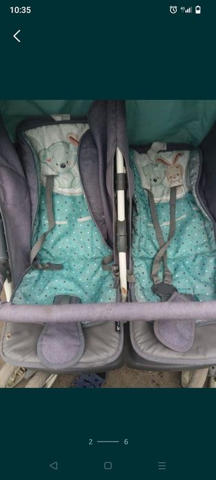 Коляска для двойни