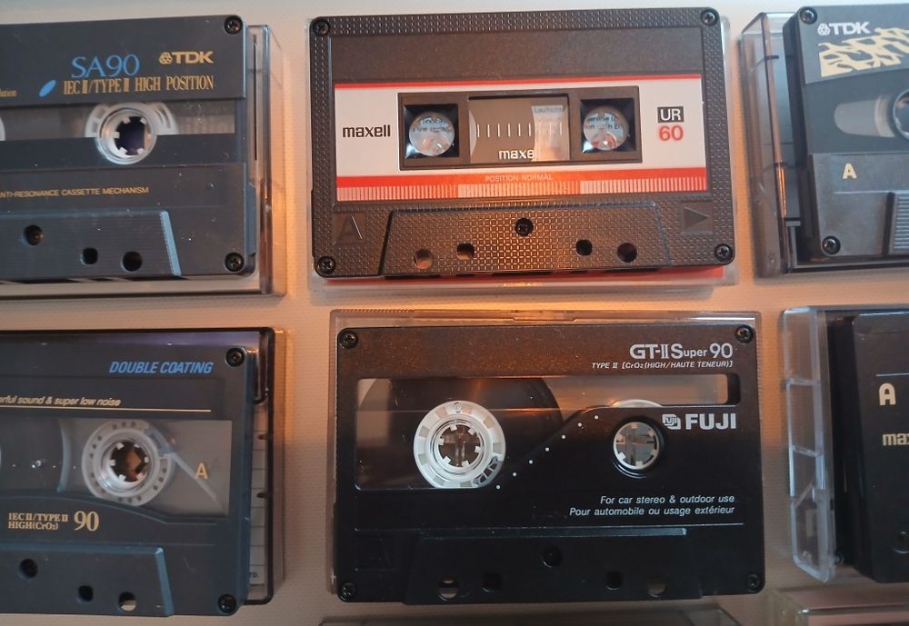 Lot de casete audio METAL,Chrom ,Ștergere Capete