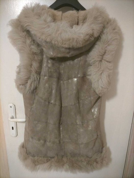 Дамски елек естествена кожа