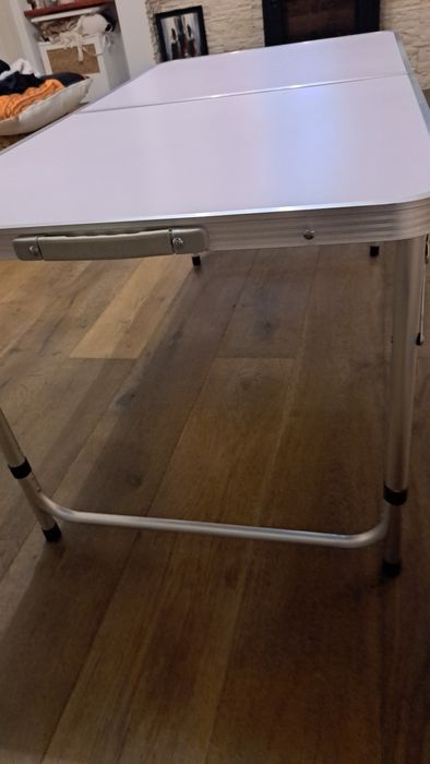 Masa pliabila alba 120cm×60cm