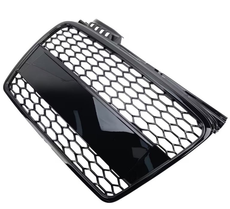 Grila Centrala fagure Audi A4 B7 negru lucios plastic abs