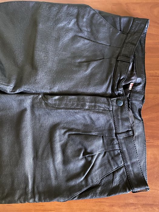 Pantaloni piele naturala