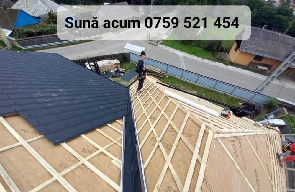 Reparații Acoperișuri/Montaj Tabla Țiglă ceramica