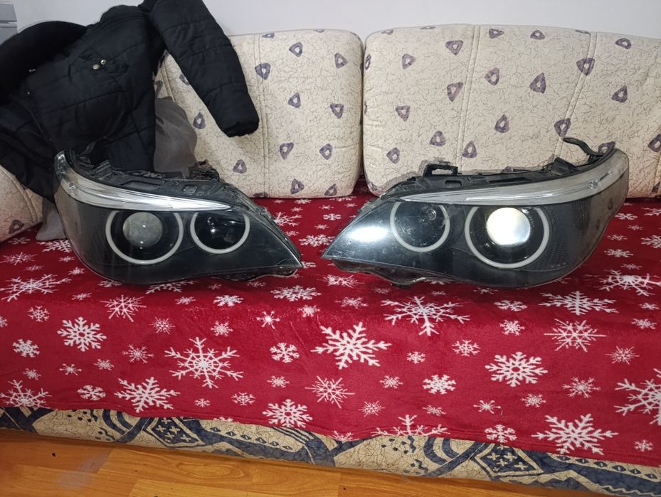 Faruri e60 BMW custom nfl adaptiv inele coton led