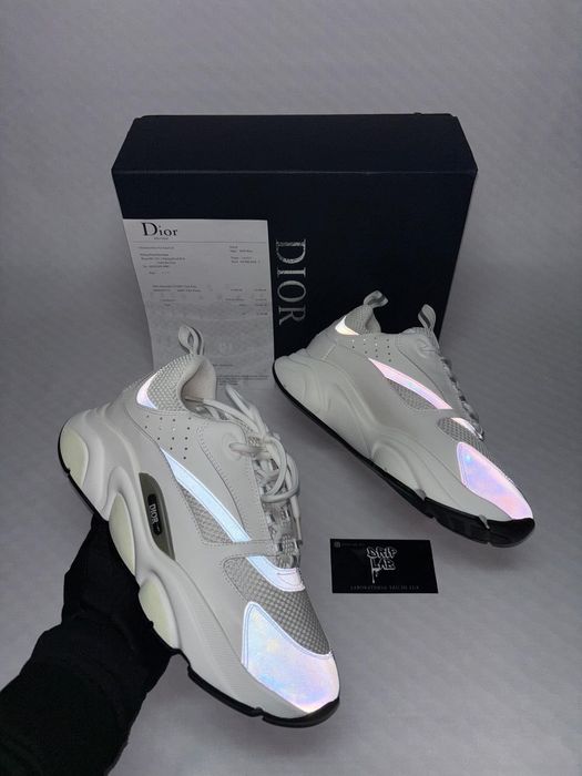 Dior B22 white and silver