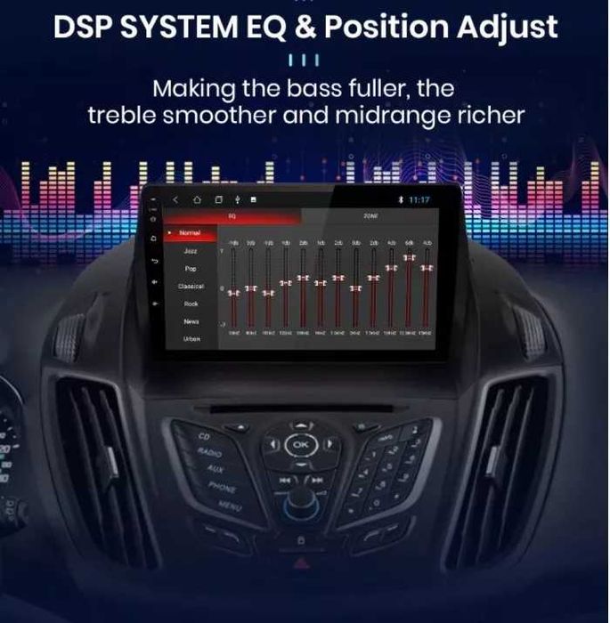 Мултимедия за Ford Kuga Escape C-max 2013-2017 Android, година, FORD, навигация, 2DIN, Андроид