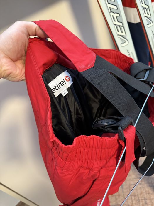 Costum ski schi schiuri set M geaca pantaloni bretele