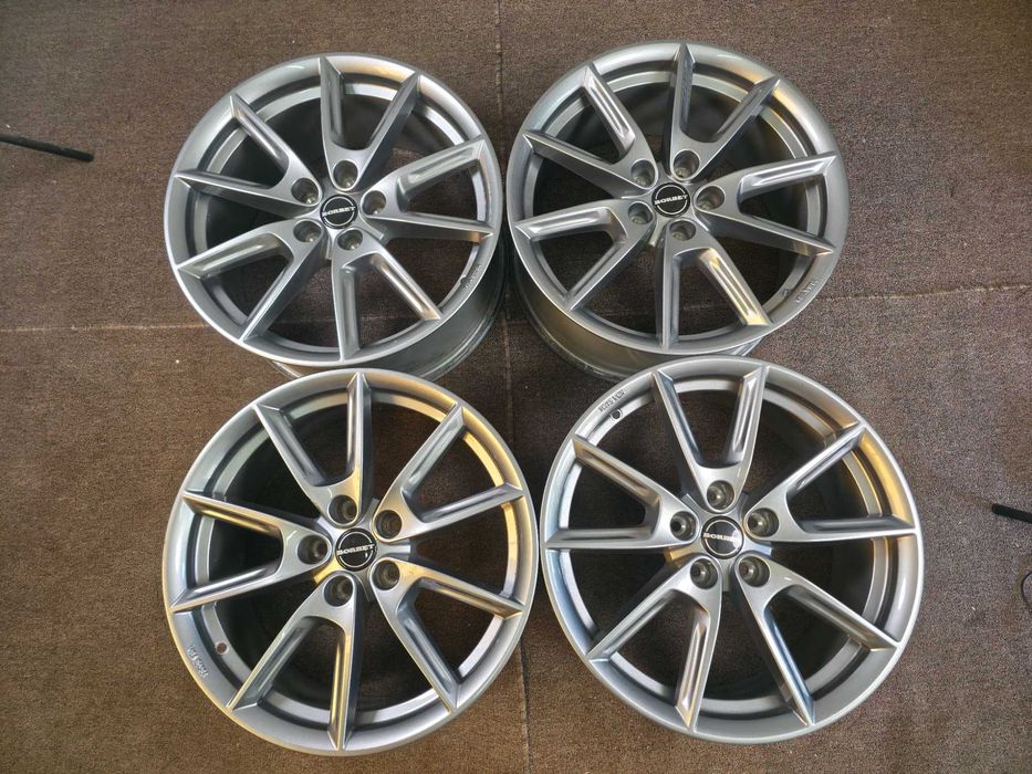 4 Jante Aliaj 5x112 18'' Borbet 2025 - Audi A3 A4 A5 A6 A7 Q3 Q5 / VW Golf Touran Caddy Sharan Tiguan Passat / Skoda Octavia Superb Kodiaq YETI CA NOU