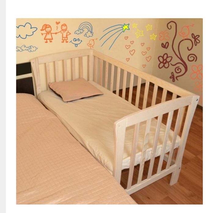 Patut co-sleeper Nichiduta cu saltea si protectii pat-pret negociabil