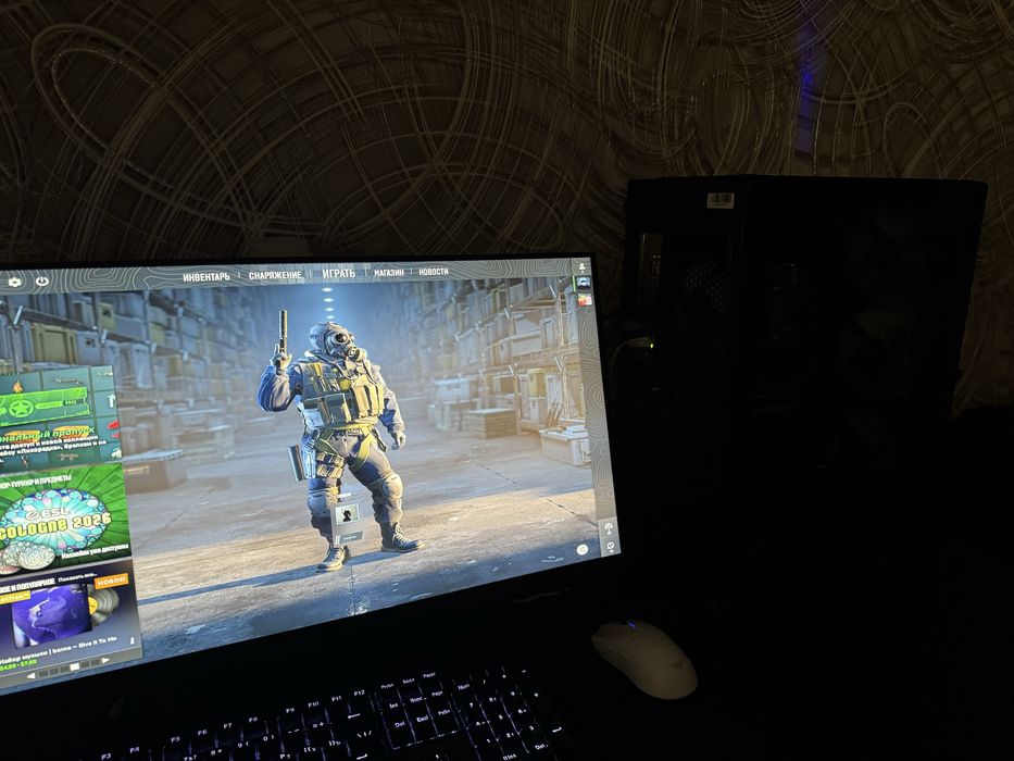 Игровой пк + Монитор, Клавиатура, Мышка Core i5-10400 / GTX 1660ti