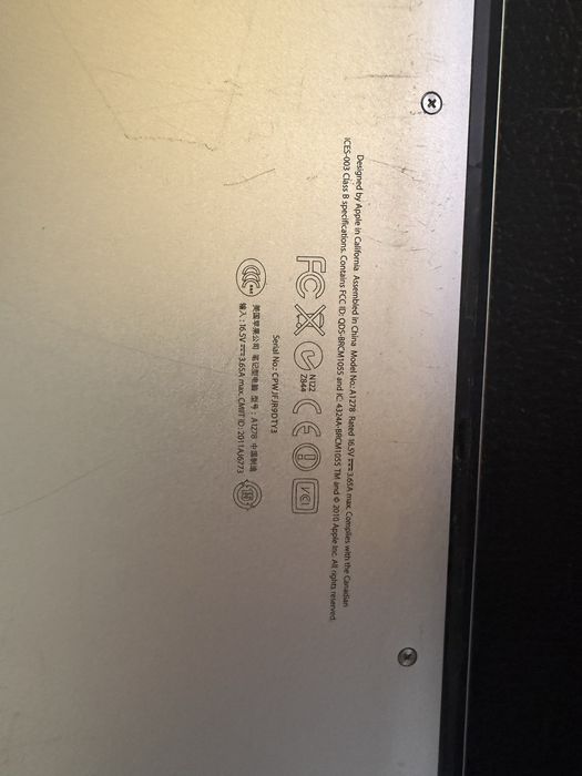 Macbook pro 13’ mid 2012