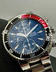 Швейцарский титановый хронограф Oris!