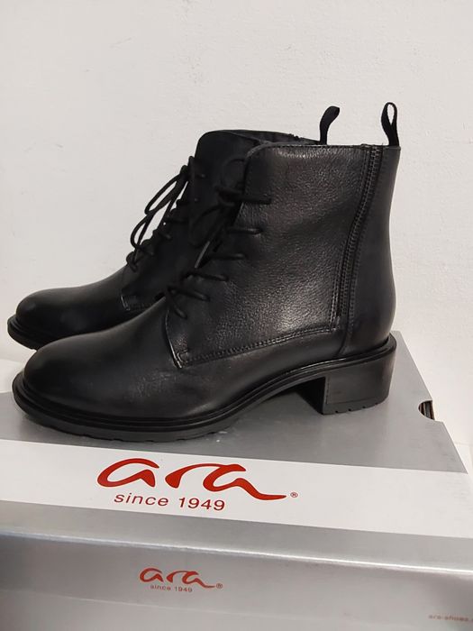 Botine piele naturala,  ara
