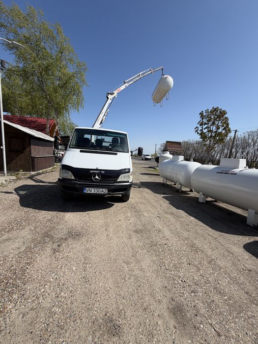 Mercedes sprinter cu macara