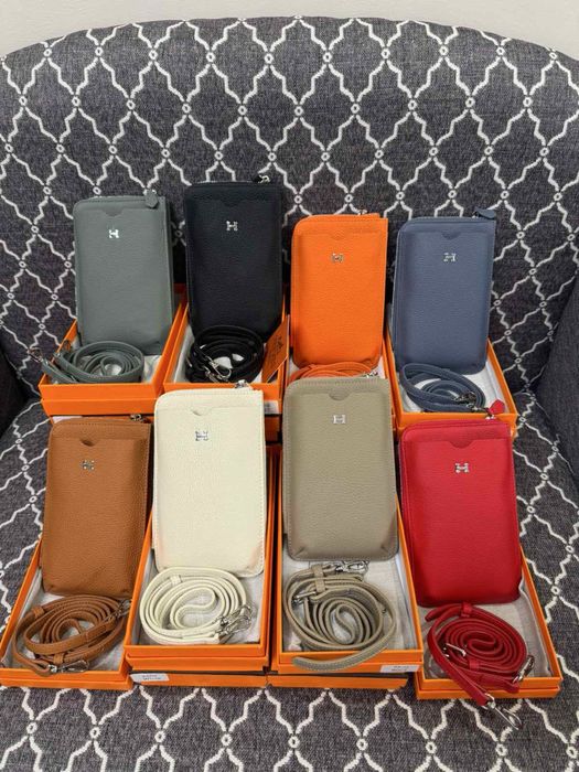 Чанти Hermes от естествена кожа