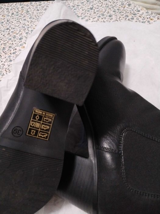 Дамски боти естествена кожа, 39