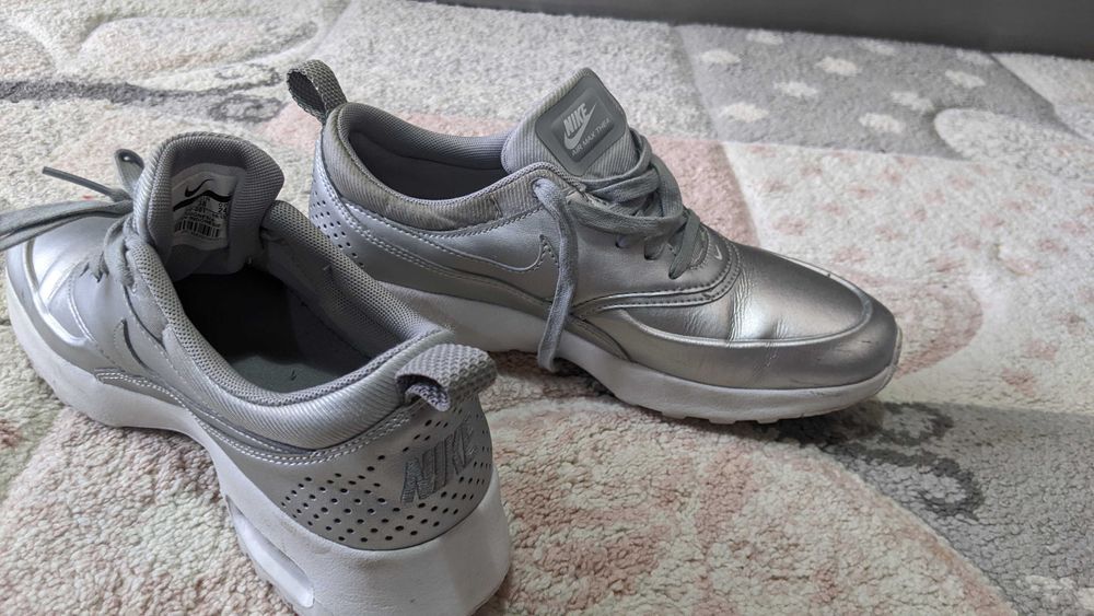 38 Номер Маратонки NIKE AIR MAX THEA Silver Найк Еър Макс