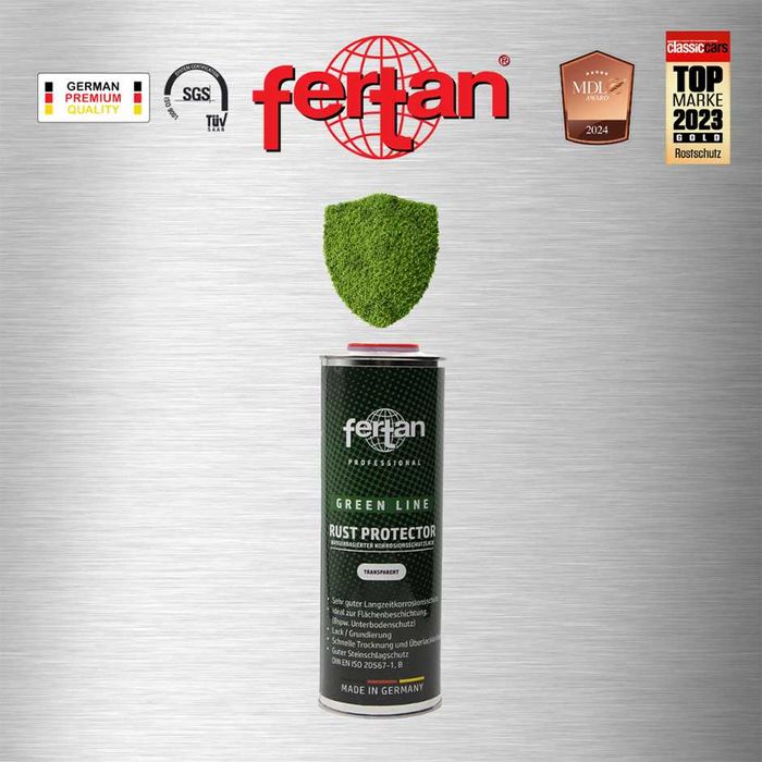Fertan Profesional Green Line protectie transparenta impotriva ruginii