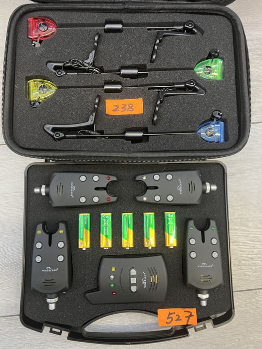 Set 4 avertizori cu stație WindBlade + Penar cu 4 Swingheri WindBlade