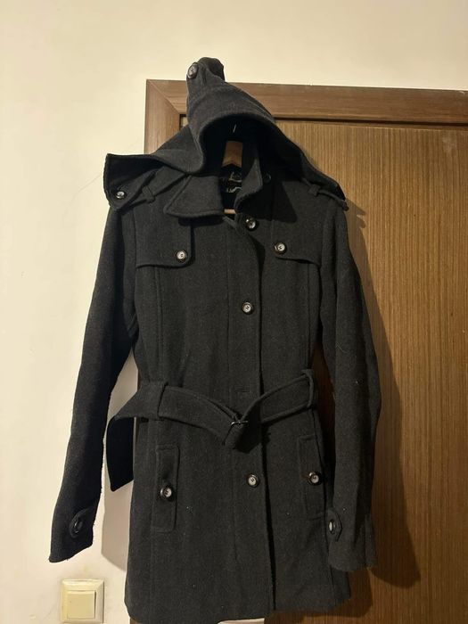 Вълнено палто - 62% вълна ново