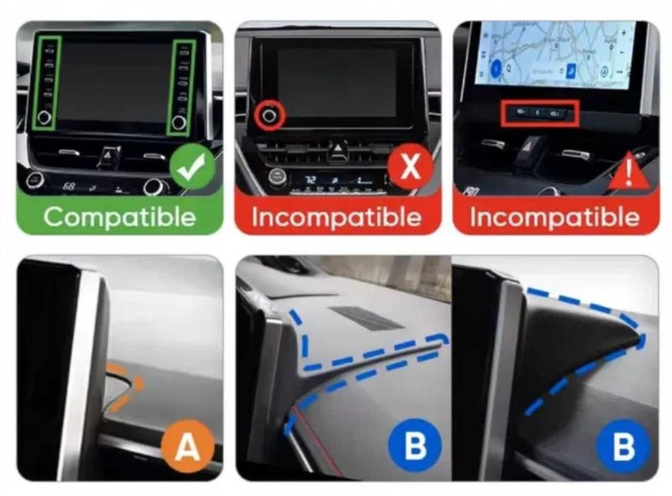 Carplay Android auto ecran  mare Toyota Corolla NOU!