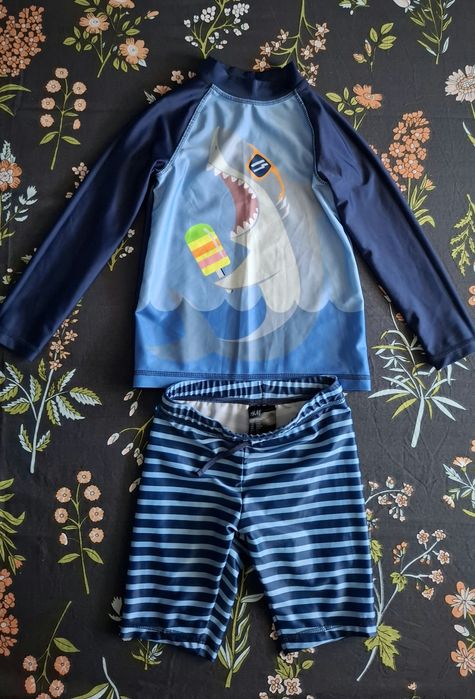 Set baie UPF 50 băieți H&M,Nr.110/116