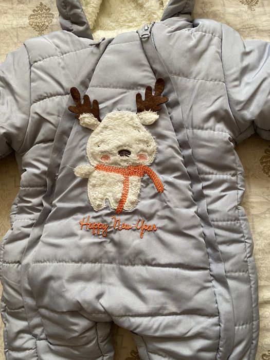 Зимний комбинезон для новорожденных