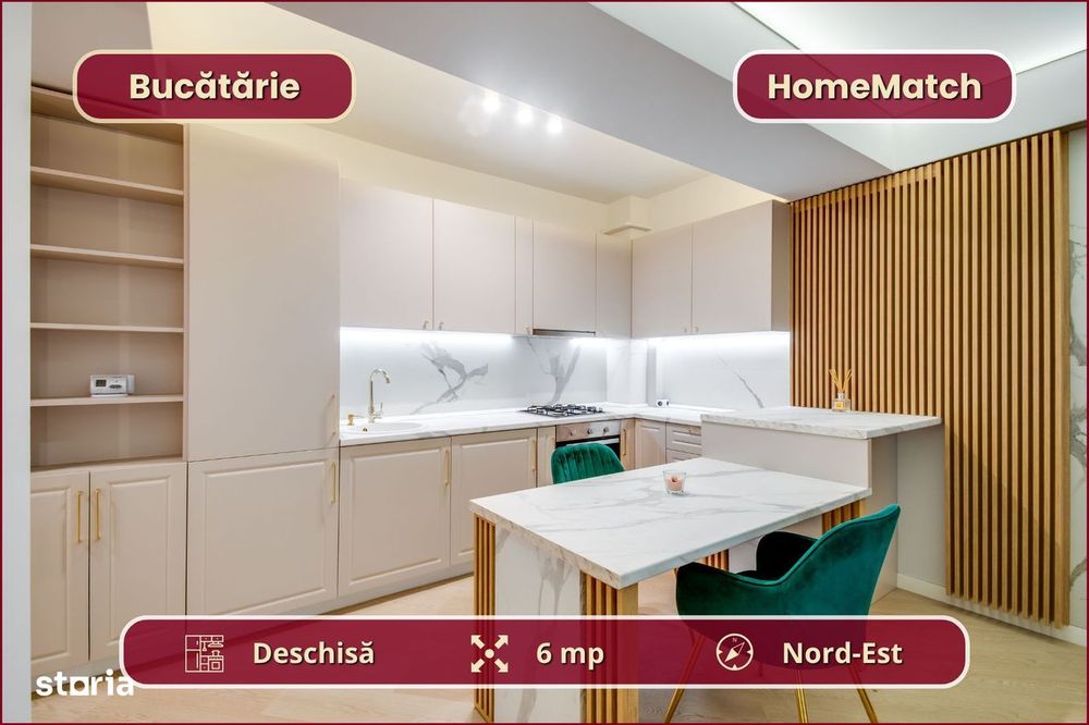 Cortina North || 2 Camere || Amenajat premium || Comision 0%