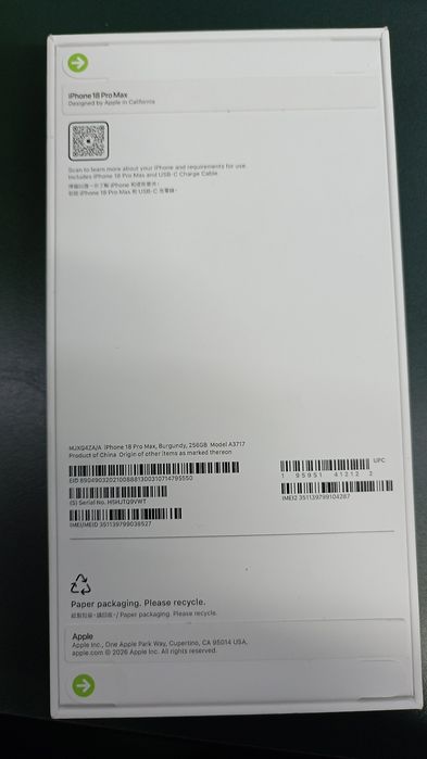 Iphone 18 pro max 256