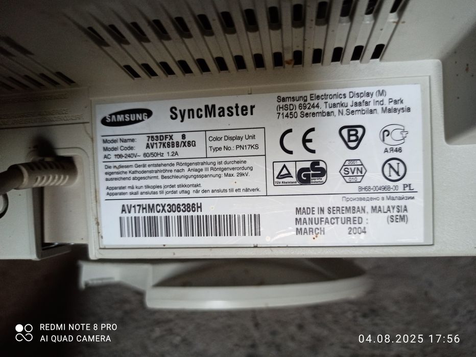 Samsung SynsMaster manitor