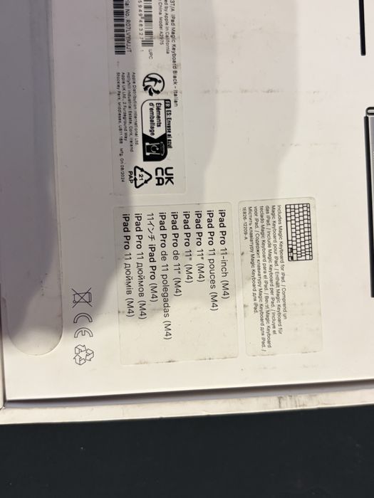 Magic keyboard ipad pro m4,m5 a2975