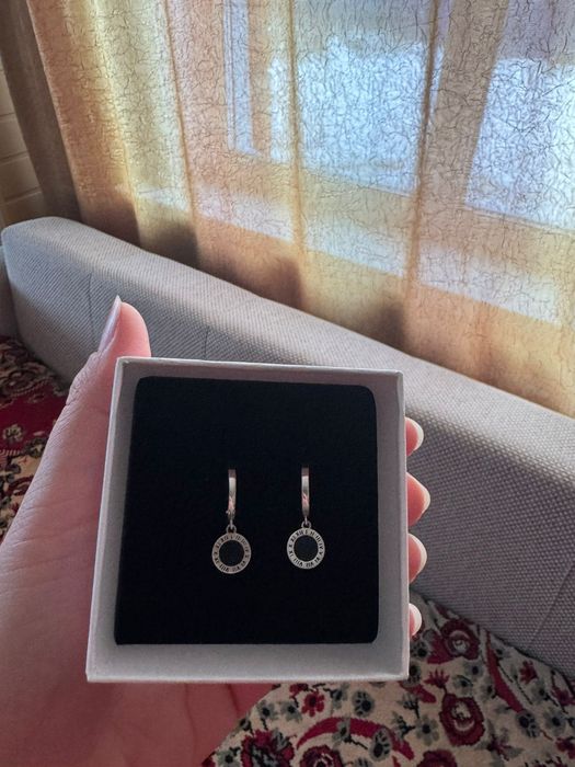 Серебряные сережки