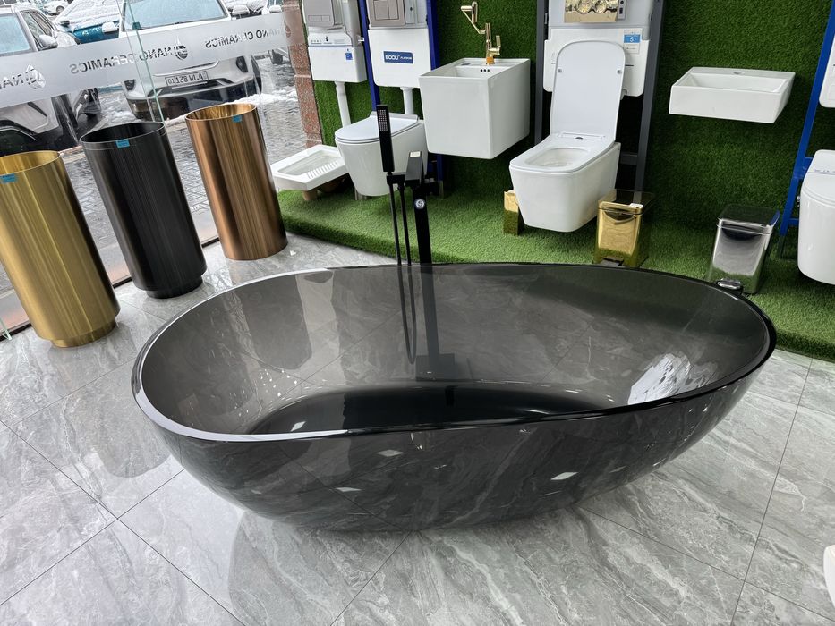 Декоративная прозрачная ванна в Ташкете. Dekorativ shafof vanna