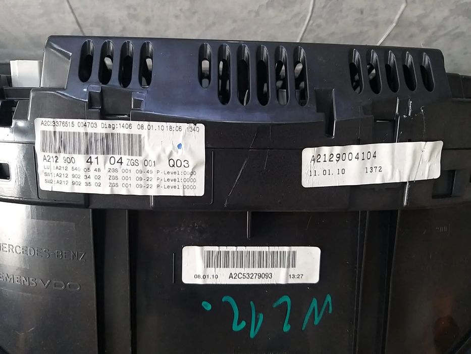 Ceasuri bord diesel mercedes e class w212 a2129004104 a2c53279093 a2129004104