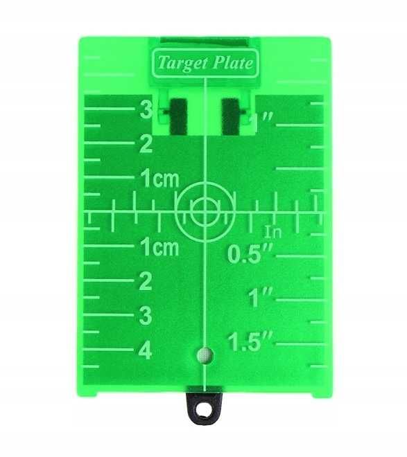 Зелена магнитна мишена за лазерен нивелир