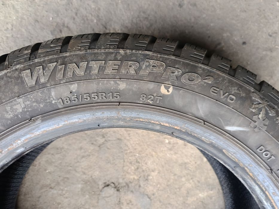 Зимни гуми -2023г.-15цола-185/55-1бр.-38€-"GT RADIAL"-като нови