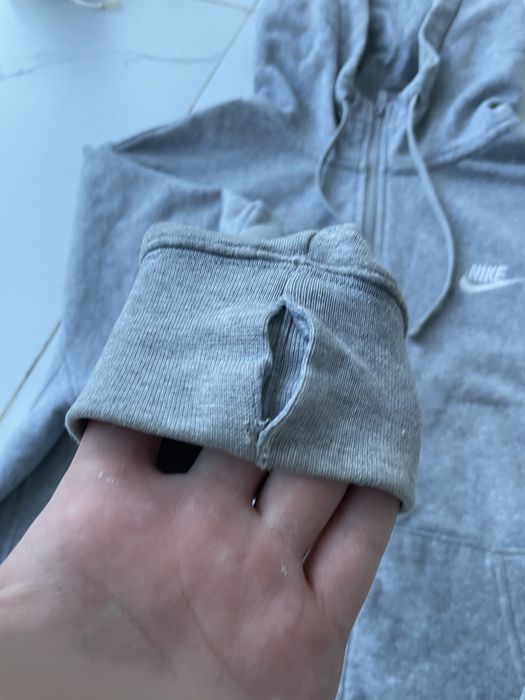 Зип худи Nike серый